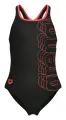 Купальник злитий дитячий Arena DETAIL SWIMSUIT SWIM PRO BACK чорно-кораловий 011743-530