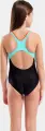 Купальник слитный детский Arena PAINT SWIMSUIT SWIM PRO BACK черно-бирюзовый 011751-580