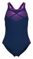 Купальник злитий дитячий Arena BAY SWIMSUIT SWIM PRO BACK темно-синьо-рожевий 011885-790