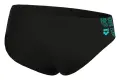 Плавки-брифи дитячі Arena KIKKO SWIM BRIEFS чорно-бірюзові 006723-508