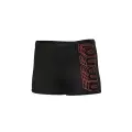 Плавки-боксеры детские Arena DETAIL SWIM SHORT черно-коралловые 011753-503