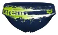 Плавки-брифи дитячі Arena PAINT SWIM BRIEFS темно-синьо-салатові 011800-750