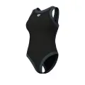 Купальник злитий жіночий Arena BOLD LINES SWIMSUIT чорно-сірий 011576-550