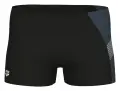 Плавки-боксери Arena PRINTED SPLICE SWIM SHORT чорно-сірі 011837-551