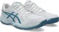Кроссовки волейбольные Asics UPCOURT 6 бело-дымчато-голубые 1071A104-105