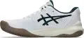 Кроссовки теннисные Asics GEL-CHALLENGER 14 CLAY бело-темно-зелено-коричневые 1041A449-104