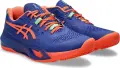 Кроссовки теннисные Asics GEL-RESOLUTION X PADEL сине-оранжево-мятные 1041A492-402