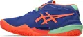 Кроссовки теннисные Asics GEL-RESOLUTION X PADEL сине-оранжево-мятные 1041A492-402