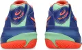 Кроссовки теннисные Asics GEL-RESOLUTION X PADEL сине-оранжево-мятные 1041A492-402