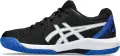 Кросівки тенісні дитячі Asics GEL-DEDICATE 8 чорно-синьо-білі 1044A077-002