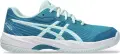 Кроссовки теннисные детские Asics GEL-GAME 9 сине-бирюзово-голубые 1044A052-406