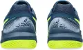 Кросівки тенісні дитячі Asics GEL-RESOLUTION 9 CLAY темно-синьо-лимонні 1044A068-404