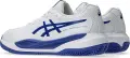 Кроссовки теннисные детские Asics GEL-RESOLUTION X CLAY бело-синие 1044A080-100