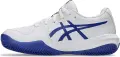 Кроссовки теннисные детские Asics GEL-RESOLUTION X CLAY бело-синие 1044A080-100