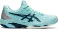 Кросівки тенісні жіночі Asics SOLUTION SPEED FF 2 HARDCOURT бірюзово-сріблясто-темно-сині 1042A136-403