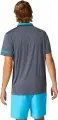 Поло для тенісу Asics PADEL POLO сіро-блакитне 2041A163-022