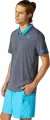 Поло для тенісу Asics PADEL POLO сіро-блакитне 2041A163-022