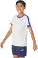 Футболка для тенісу дитяча Asics BOYS TENNIS SS TOP молочно-синя 2044A044-100