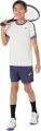 Футболка для тенісу дитяча Asics BOYS TENNIS SS TOP молочно-синя 2044A044-100