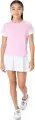 Футболка для тенісу дитяча Asics GIRLS TENNIS SS TOP світло-рожево-біла 2044A045-701