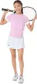 Футболка для тенісу дитяча Asics GIRLS TENNIS SS TOP світло-рожево-біла 2044A045-701