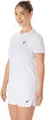Футболка для тенісу жіноча Asics COURT SS TOP біла 2042A371-100