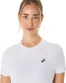 Футболка для тенісу жіноча Asics COURT SS TOP біла 2042A371-100
