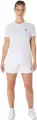 Футболка для тенісу жіноча Asics COURT SS TOP біла 2042A371-100