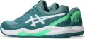 Кроссовки теннисные Asics GEL-DEDICATE 8 PADEL темно-зелено-бело-зеленые 1041A414-301