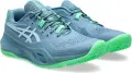 Кроссовки теннисные Asics GEL-RESOLUTION X PADEL сине-зеленые 1041A492-403