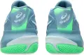 Кроссовки теннисные Asics GEL-RESOLUTION X PADEL сине-зеленые 1041A492-403