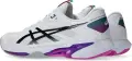Кроссовки теннисные Asics SOLUTION SPEED FF 4 бело-розово-фиолетово-бирюзовые 1041A532-101
