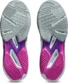 Кроссовки теннисные Asics SOLUTION SPEED FF 4 бело-розово-фиолетово-бирюзовые 1041A532-101