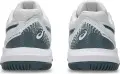 Кроссовки теннисные детские Asics GEL-DEDICATE 8 бело-темно-серо-лимонные 1044A077-108