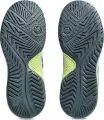 Кроссовки теннисные детские Asics GEL-DEDICATE 8 бело-темно-серо-лимонные 1044A077-108