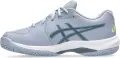 Кроссовки теннисные детские Asics GEL-GAME CLAY/OC серо-темно-зеленые 1044A082-400