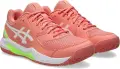 Кросівки тенісні жіночі Asics GEL-DEDICATE 8 PADEL оранжево-біло-салатові 1042A241-700