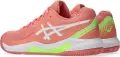 Кросівки тенісні жіночі Asics GEL-DEDICATE 8 PADEL оранжево-біло-салатові 1042A241-700