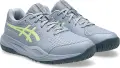 Кроссовки теннисные детские Asics GEL-RESOLUTION X серо-лимонные 1044A081-402