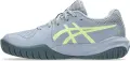 Кроссовки теннисные детские Asics GEL-RESOLUTION X серо-лимонные 1044A081-402