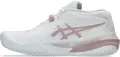 Кросівки тенісні жіночі Asics GEL-RESOLUTION X CLAY біло-світло-рожево-салатові 1042A277-104