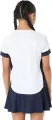 Футболка для тенісу дитяча Asics GIRLS TENNIS SS TOP біло-темно-синя 2044A045-101
