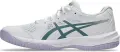 Кросівки волейбольні жіночі Asics UPCOURT 6 біло-темно-зелено-бузкові 1072A107-106