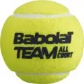 Набір м'ячів для тенісу Babolat TEAM ALL COURT жовтий (3 штуки) 501083-113Y