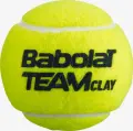 Набор мячей для тенниса Babolat TEAM CLAY METALL BOX желтый (4 штуки) 502080-113y