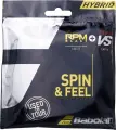 Струна для ракеток для тенісу Babolat HYBRID RPM BLAST 1,25MM + TOUCH VS 1,30MM чорна (2 по 6 метрів) 281037-105