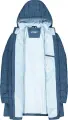 Куртка жіноча CMP JACKET LONG FIX HOOD INSULATED темно-синя 32K1556-M928