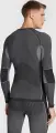 Термобілизна футболка з довгим рукавом CMP MAN SEAMLESS SWEAT темно-сіро-чорна 3Y97800-U901