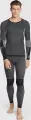Термобілизна футболка з довгим рукавом CMP MAN SEAMLESS SWEAT темно-сіро-чорна 3Y97800-U901