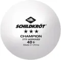 Набір м'ячів для настільного тенісу Donic CHAMPION ITTF 3* 40+ білий (3 штуки) 608540